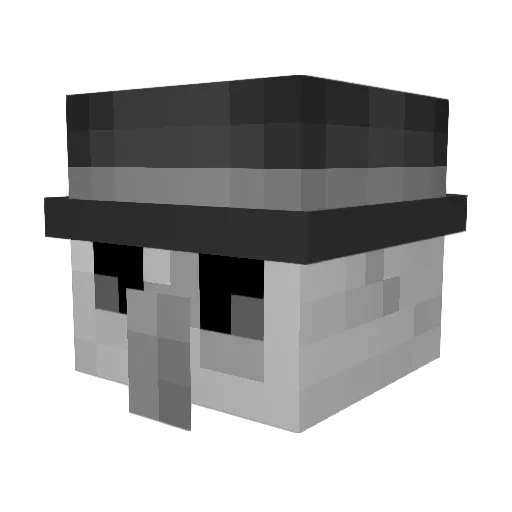sugmedigg Minecraft avatar head, 3D render