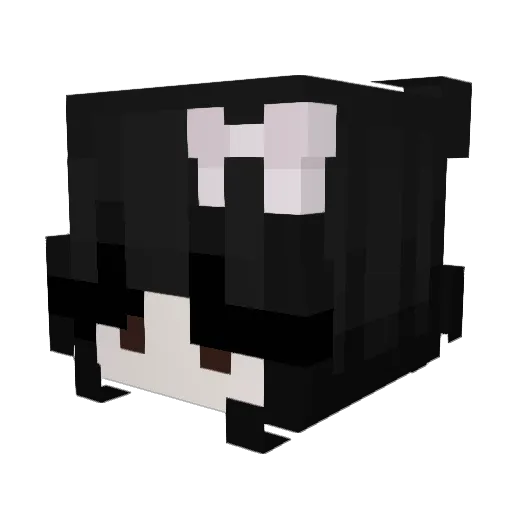 sugrdolly Minecraft avatar head, 3D render