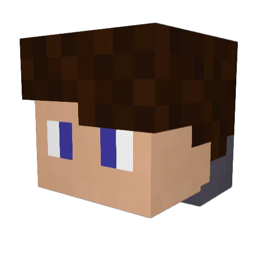 sugu341 Minecraft avatar head, 3D render