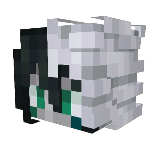 sugurur Minecraft avatar head, 3D render