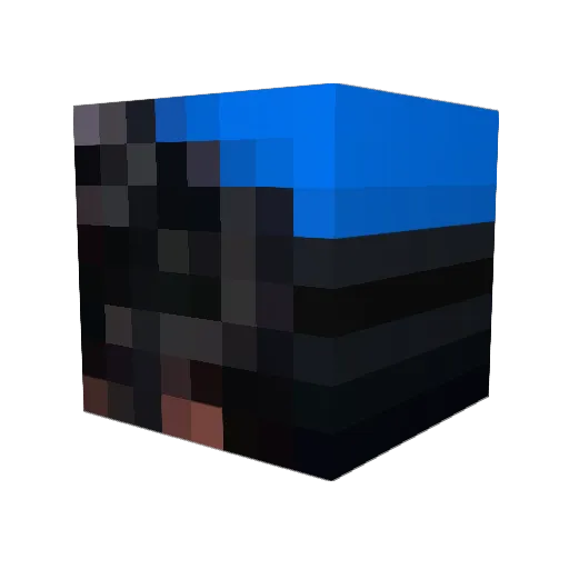 suhdon Minecraft avatar head, 3D render