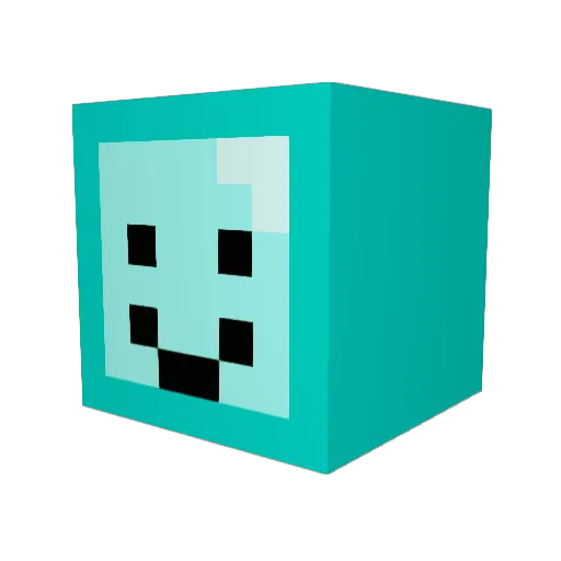 suhibunny Minecraft avatar head, 3D render