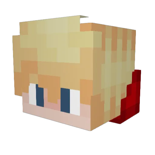 suhmuhguh Minecraft avatar head, 3D render
