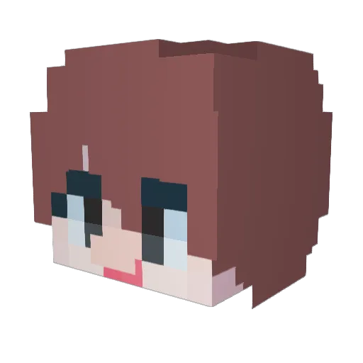 suiasdn123 Minecraft avatar head, 3D render