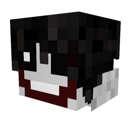 suikode Minecraft avatar head, 3D render