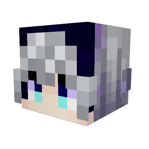 suilelelezz Minecraft avatar head, 3D render
