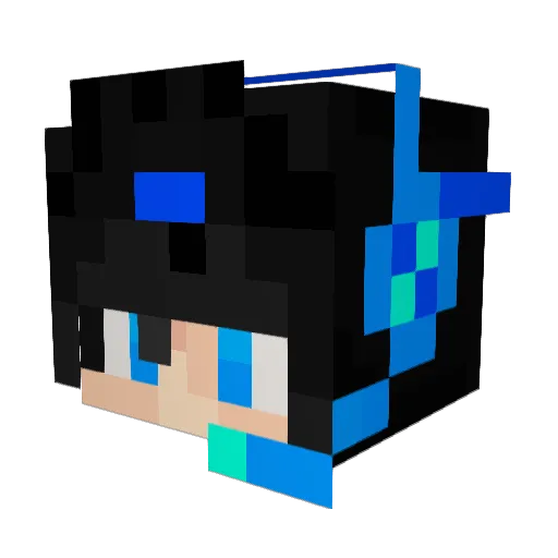 suimeng6612 Minecraft avatar head, 3D render