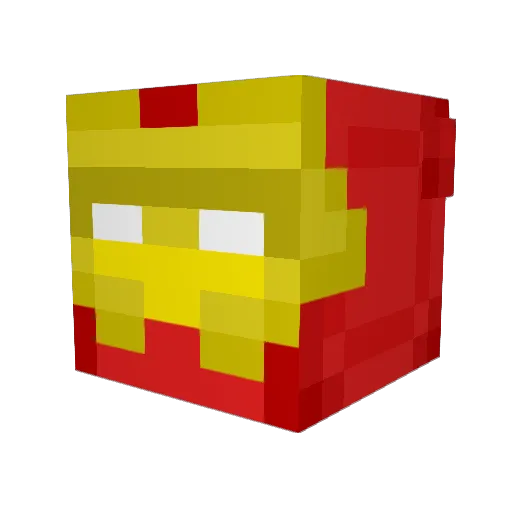suitup90 Minecraft avatar head, 3D render