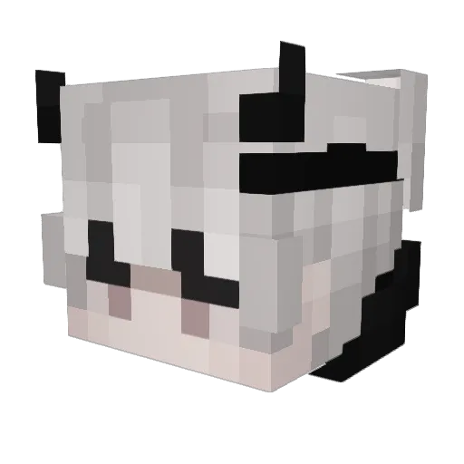 suiwafps Minecraft avatar head, 3D render