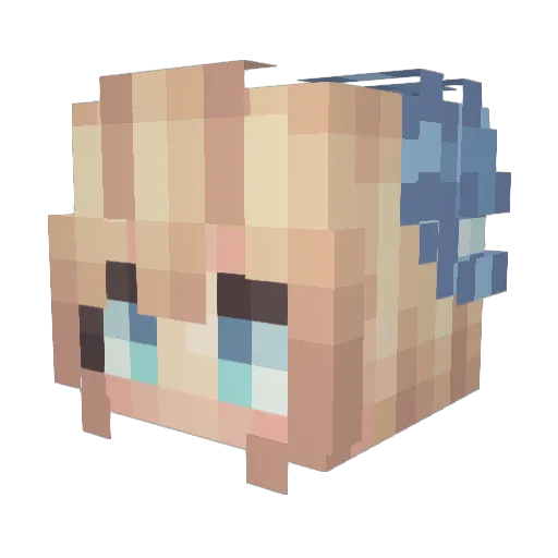 suiyuanjun520 Minecraft avatar head, 3D render