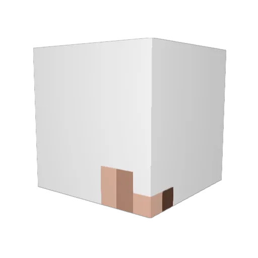 sujun_2010 Minecraft avatar head, 3D render