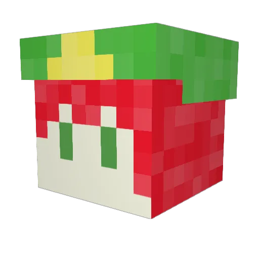 suke_01 Minecraft avatar head, 3D render
