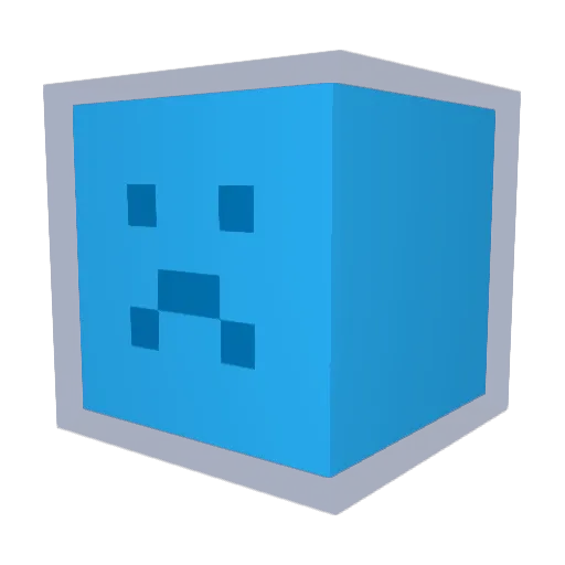 sukeponpopo Minecraft avatar head, 3D render