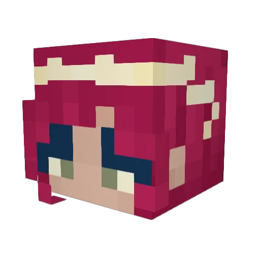 sukidesu030 Minecraft avatar head, 3D render