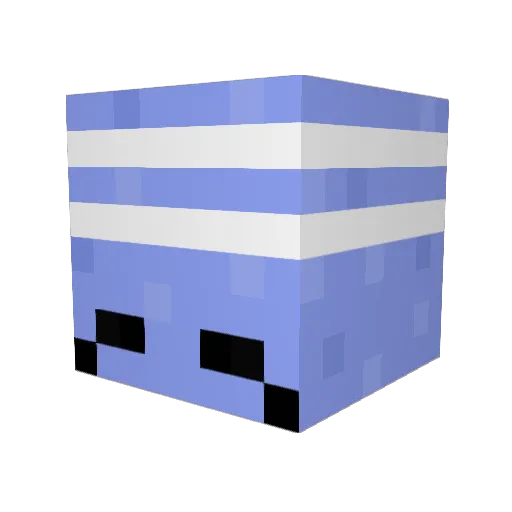 sukraM421 Minecraft avatar head, 3D render
