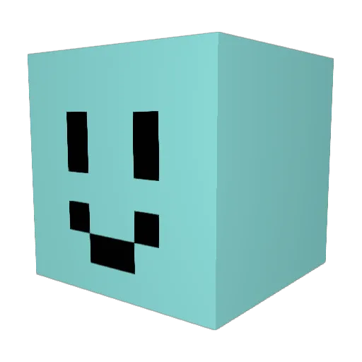 suku_001 Minecraft avatar head, 3D render
