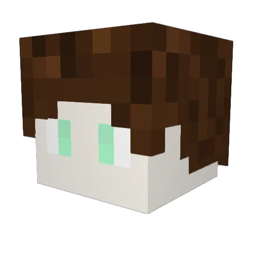 suleibo Minecraft avatar head, 3D render
