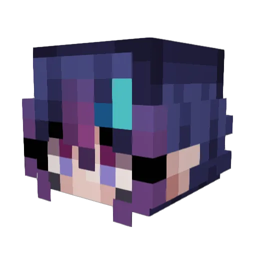 sulia00 Minecraft avatar head, 3D render