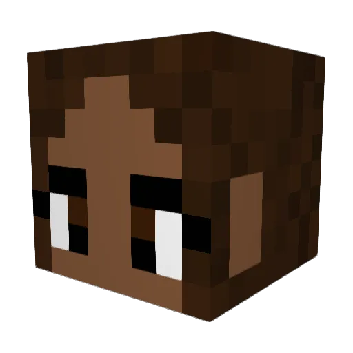 sulivra Minecraft avatar head, 3D render