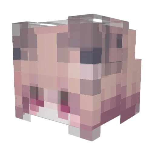 sullisama Minecraft avatar head, 3D render