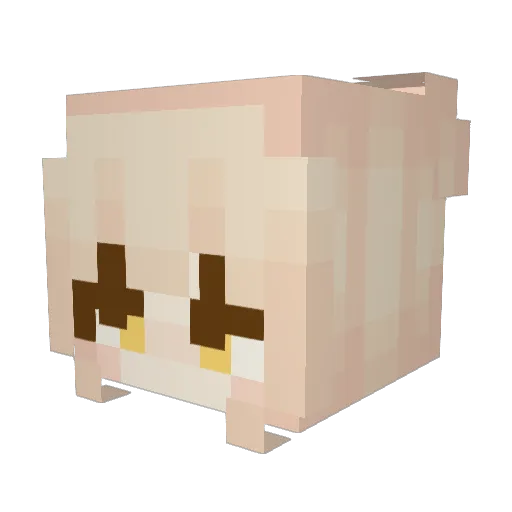 sully747 Minecraft avatar head, 3D render