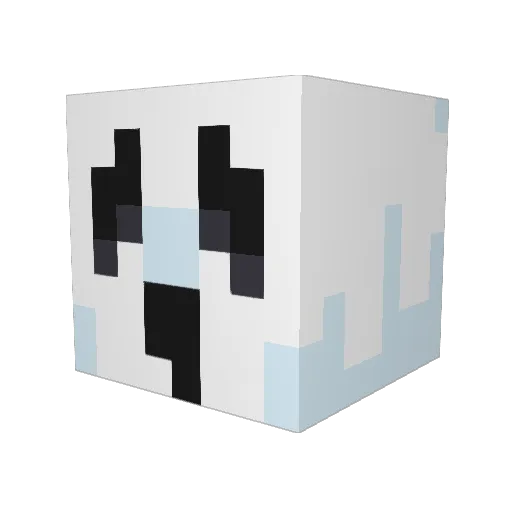 suloP_q Minecraft avatar head, 3D render