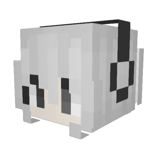 suloaos Minecraft avatar head, 3D render