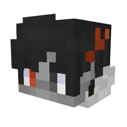 sulpheoric Minecraft avatar head, 3D render