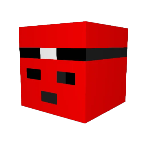 sultan09 Minecraft avatar head, 3D render