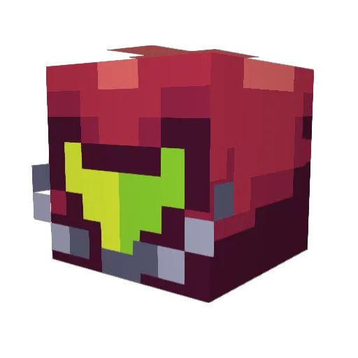 sultangreen Minecraft avatar head, 3D render