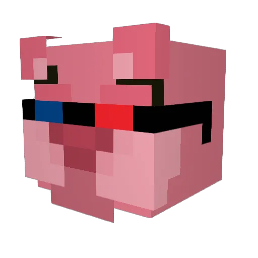 suma_sf2 Minecraft avatar head, 3D render