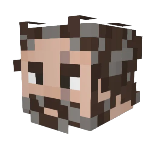 sumato Minecraft avatar head, 3D render