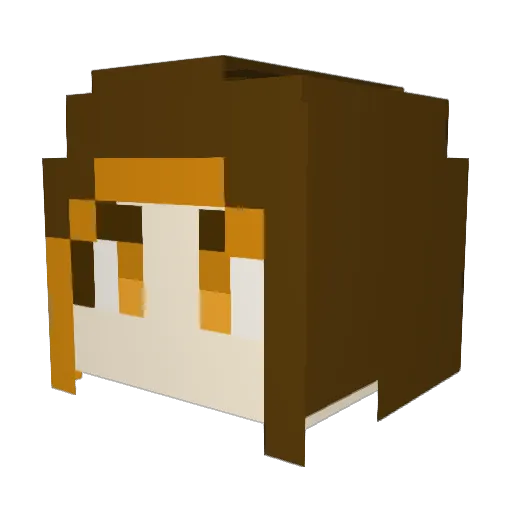 sumire_1023 Minecraft avatar head, 3D render