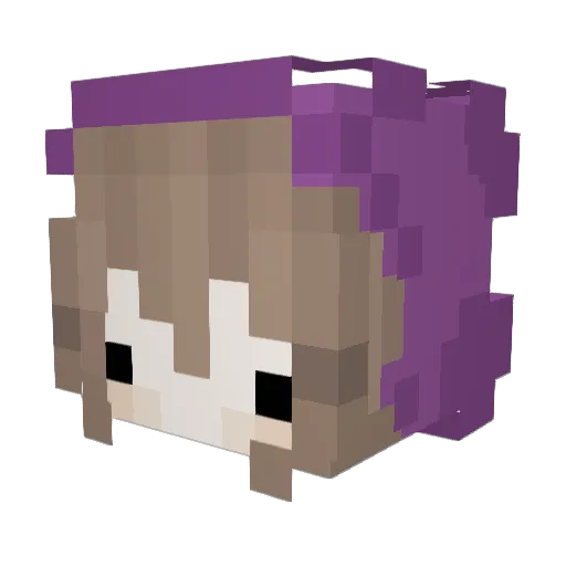 sumirezzz Minecraft avatar head, 3D render