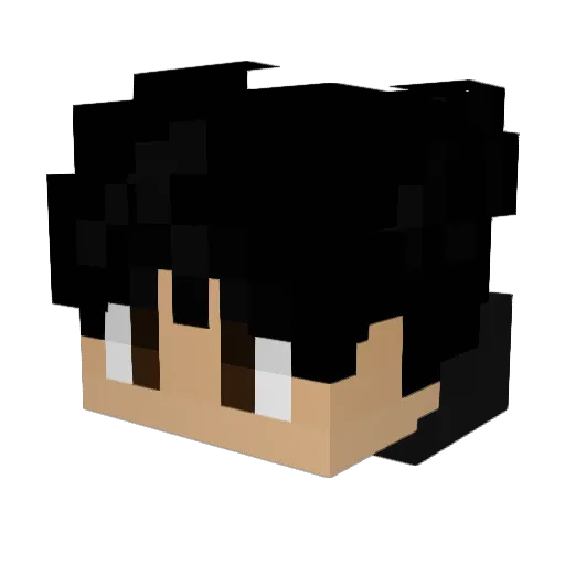 sumit649 Minecraft avatar head, 3D render