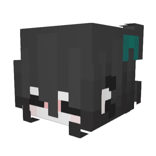sumix Minecraft avatar head, 3D render