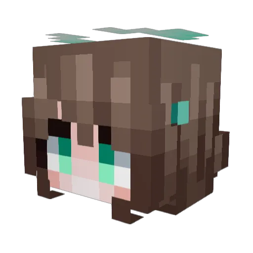 sumiyuuuki_0106 Minecraft avatar head, 3D render