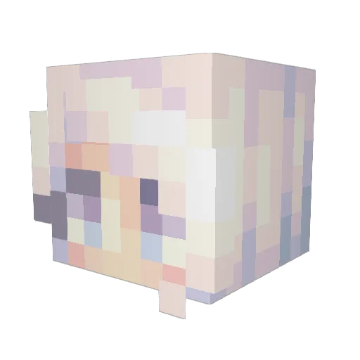 summer1211 Minecraft avatar head, 3D render