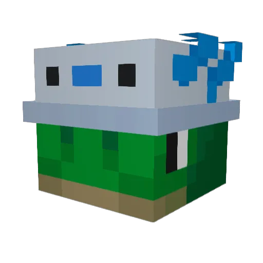 summer4645 Minecraft avatar head, 3D render