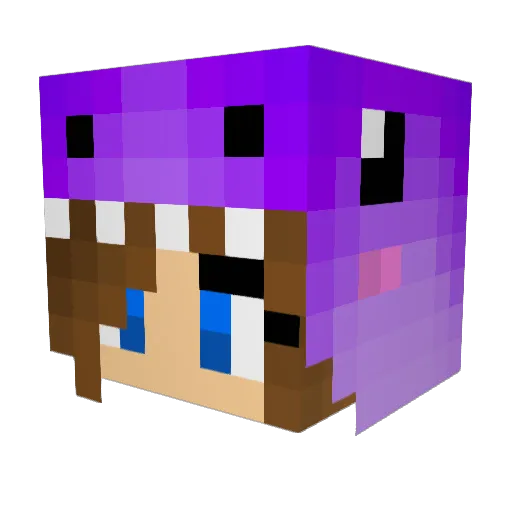 summer_jo Minecraft avatar head, 3D render