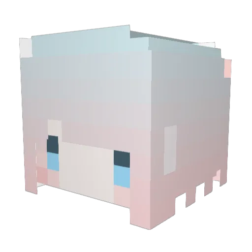 summer_one Minecraft avatar head, 3D render