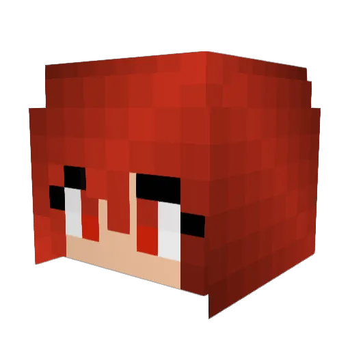 summerveritas Minecraft avatar head, 3D render