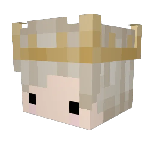 summerwave Minecraft avatar head, 3D render