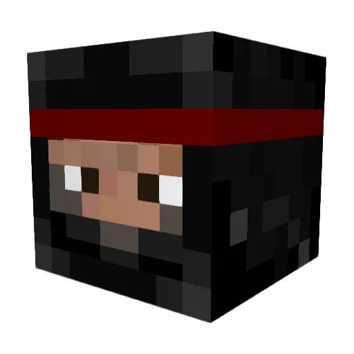 sumsar92x Minecraft avatar head, 3D render