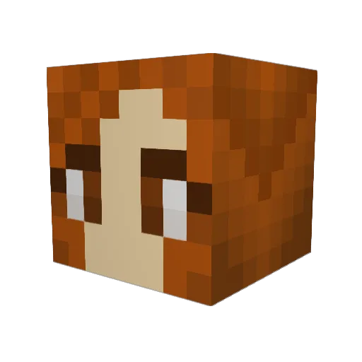 sumsums31 Minecraft avatar head, 3D render