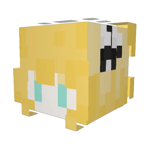 sun11131113 Minecraft avatar head, 3D render
