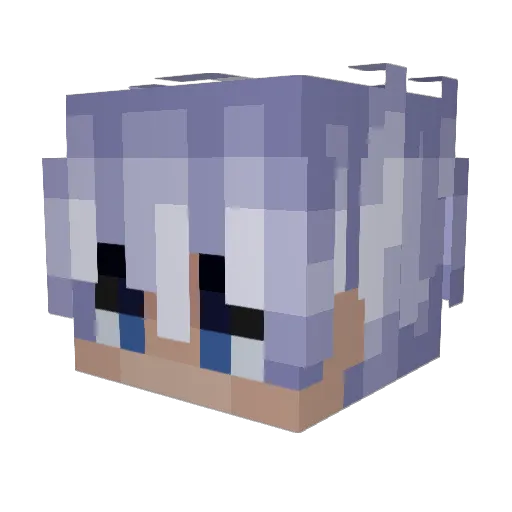 sun3vz Minecraft avatar head, 3D render