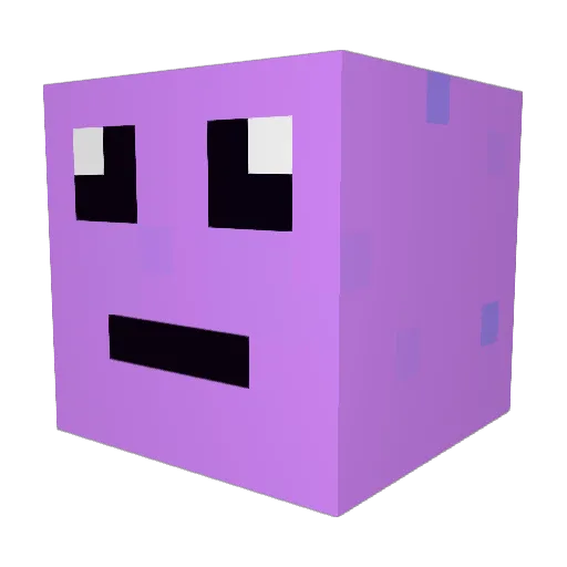 sunDreamXD Minecraft avatar head, 3D render