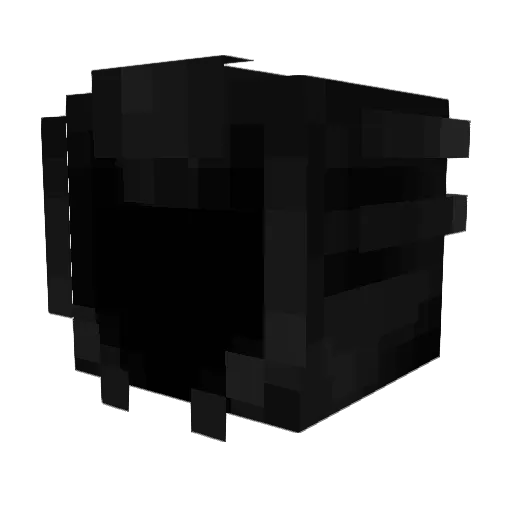 sunalsun Minecraft avatar head, 3D render