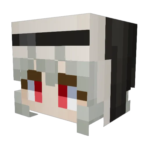 sunameri_57 Minecraft avatar head, 3D render